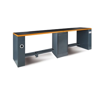 C55PRO B-D4 Double 4-m-long workbench with central leg
